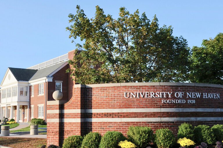 Front entrance of the University of New Haven